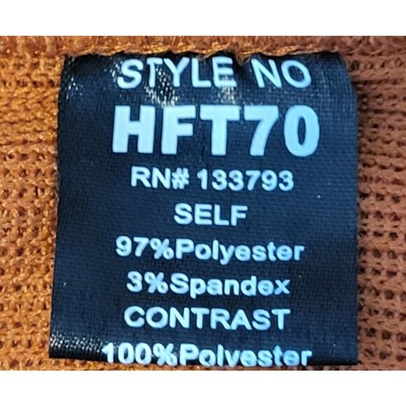 NEW POL Oversized Small Orange Sweater Multi Colored Striped Long Sleeves BOHO - Picture 11 of 14